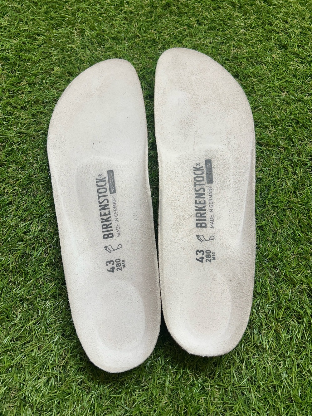 Birkenstock Beige Suede Removable Footbeds